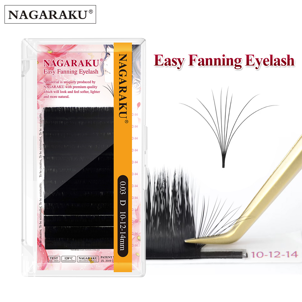 NAGARAKU Easy Fanning Bloom Eyelash Extension