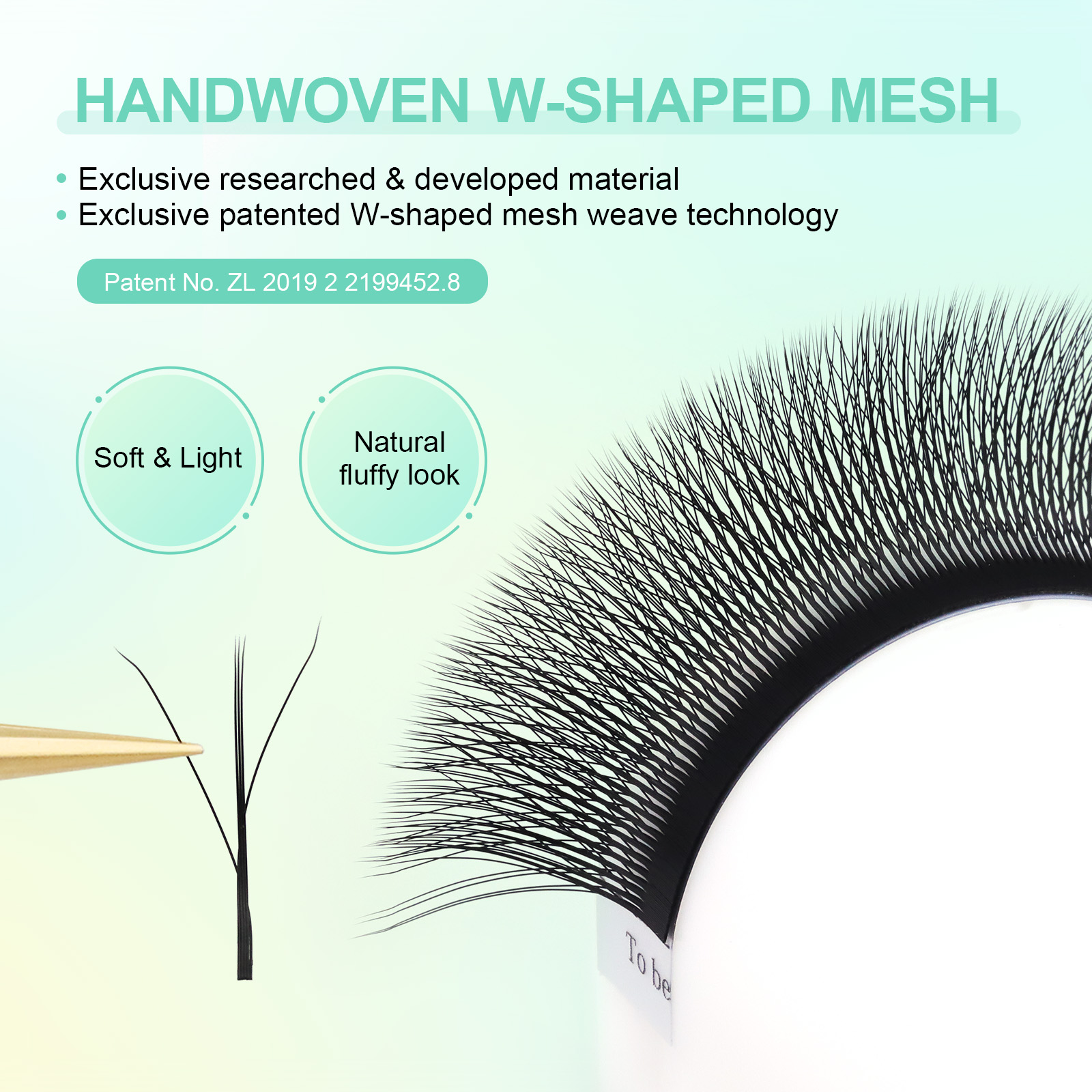NAGARAKU Spike 3D W Eyelash Extension,YY/W Shape Eyelashes