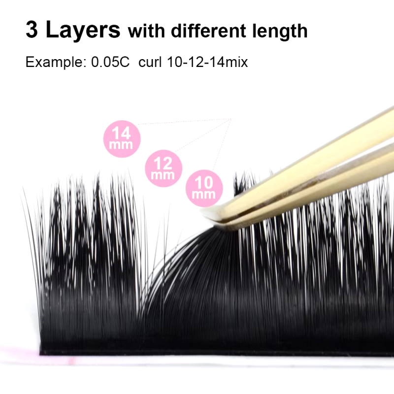 NAGARAKU Easy Fanning Bloom Eyelash Extension