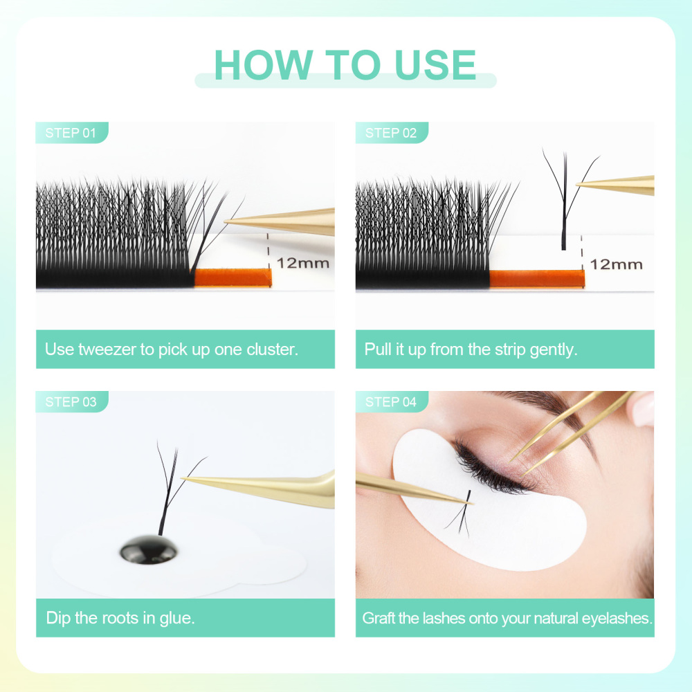 NAGARAKU Spike 3D W Eyelash Extension