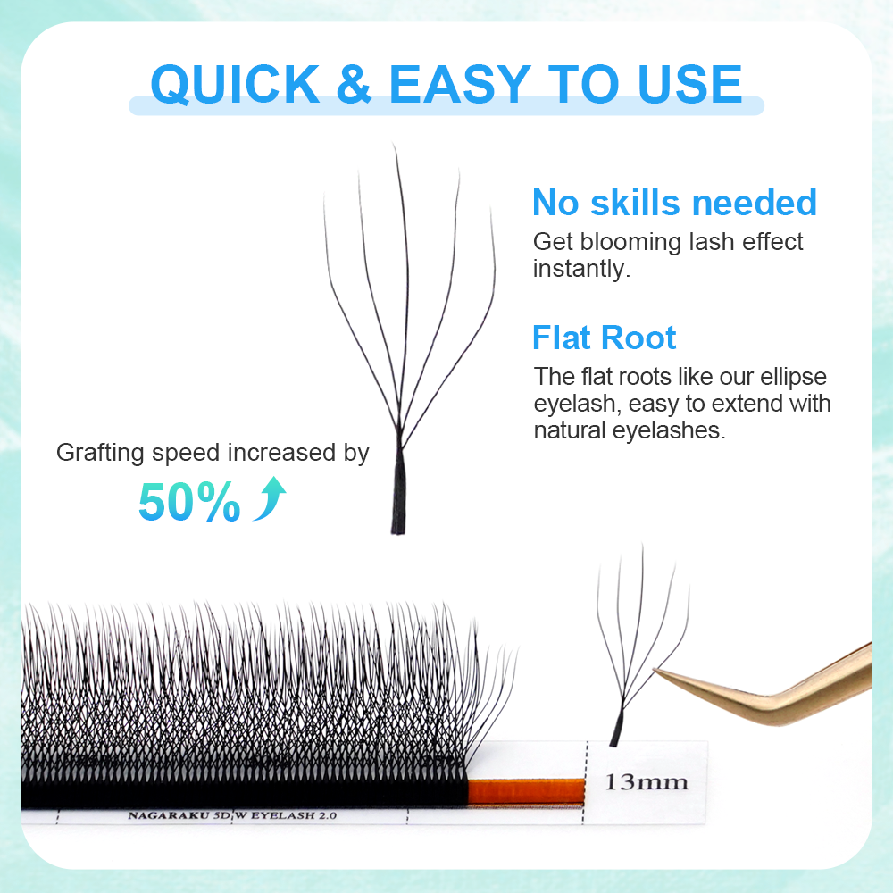 NAGARAKU 5D W 2.0 Eyelash Extension