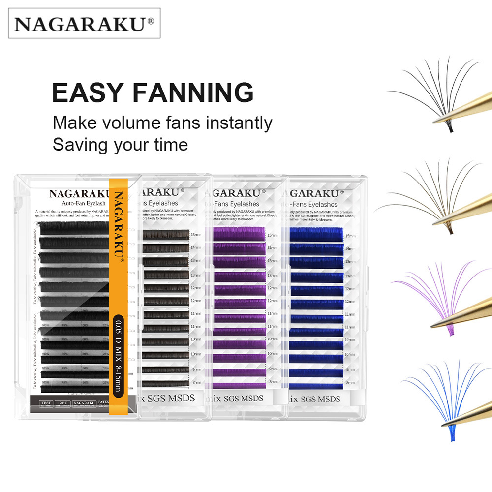 NAGARAKU Auto Fans Volume Eyelash Extension