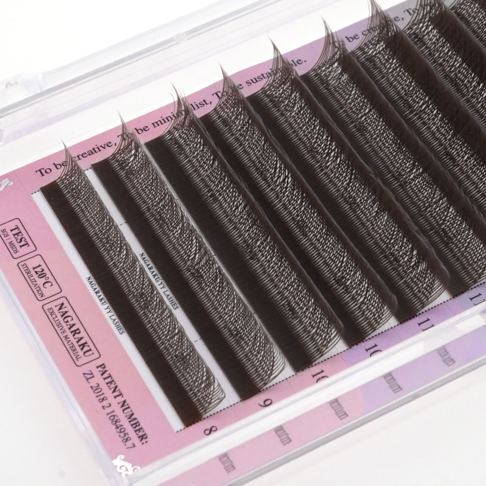 NAGARAKU Brown 2D YY Eyelash Extension