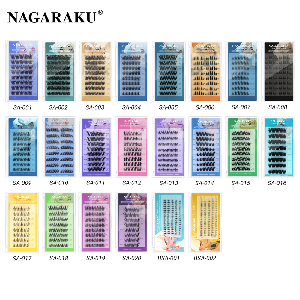 NAGARAKU No Glue Needed DIY False Lashes With Tweezers