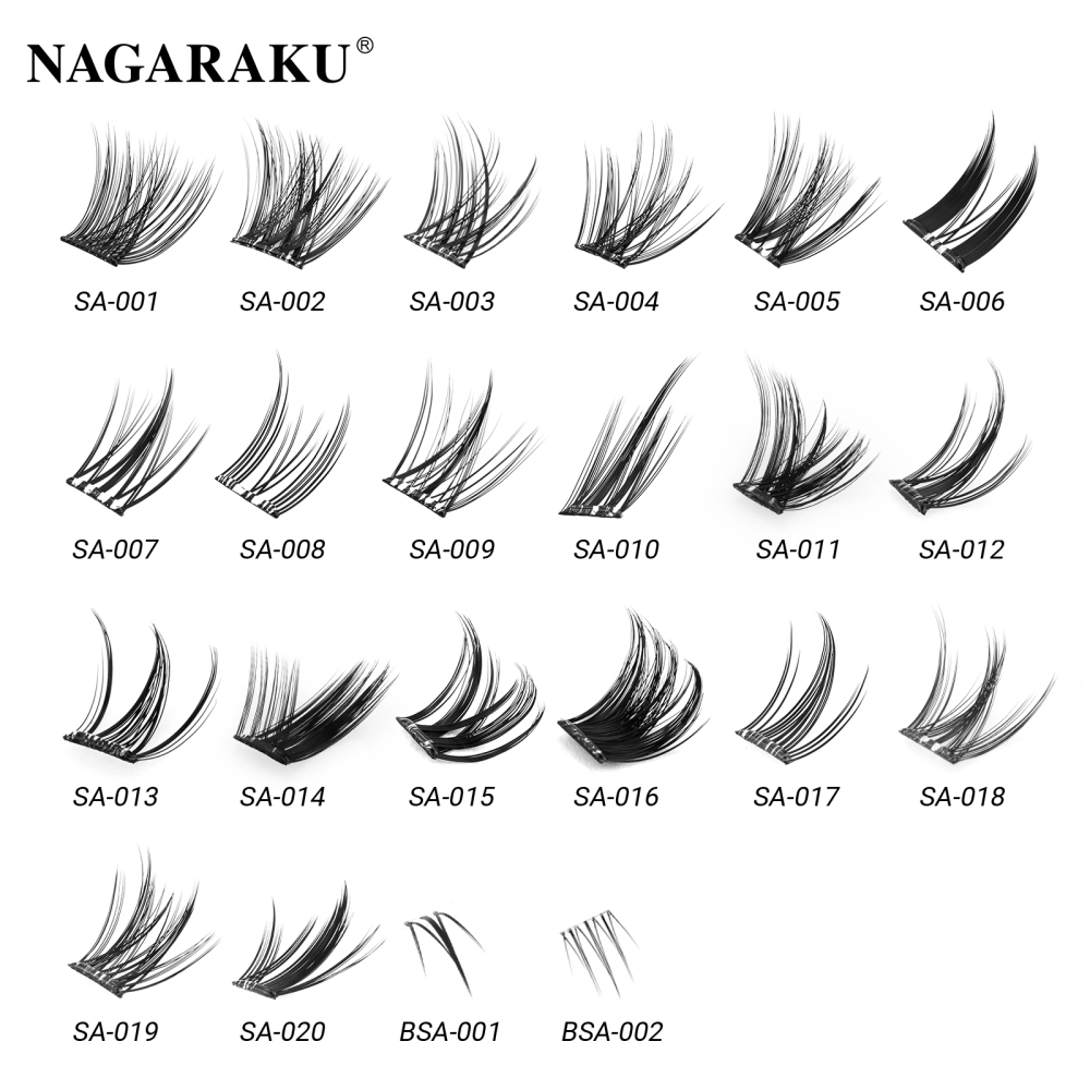 NAGARAKU No Glue Needed DIY False Lashes With Tweezers