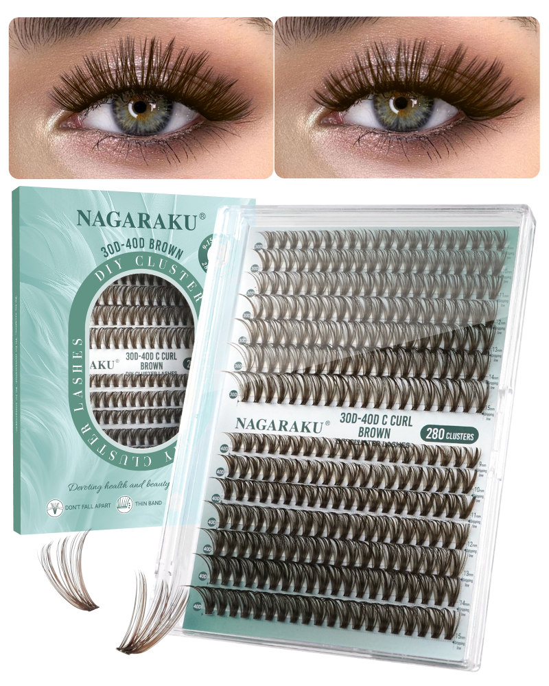 30D-40D and 60D-80D DIY Cluster Lashes