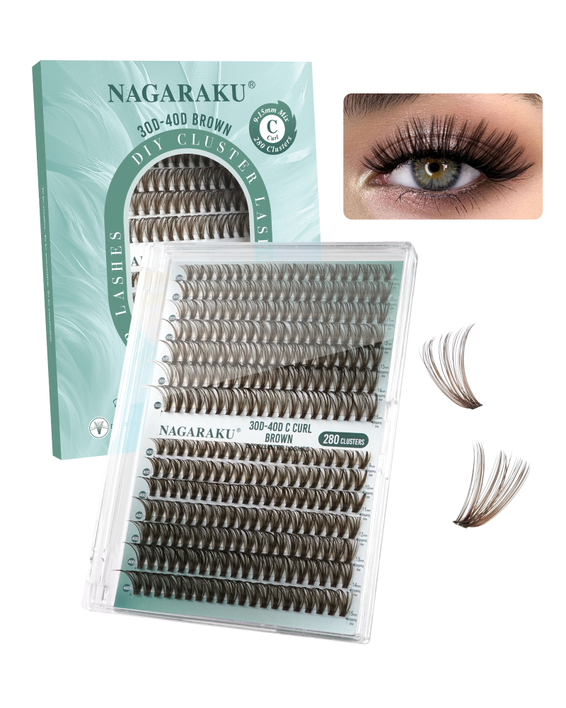 30D-40D and 60D-80D DIY Cluster Lashes