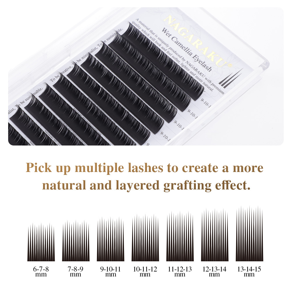 NAGARAKU Wet Camellia Eyelash Extension