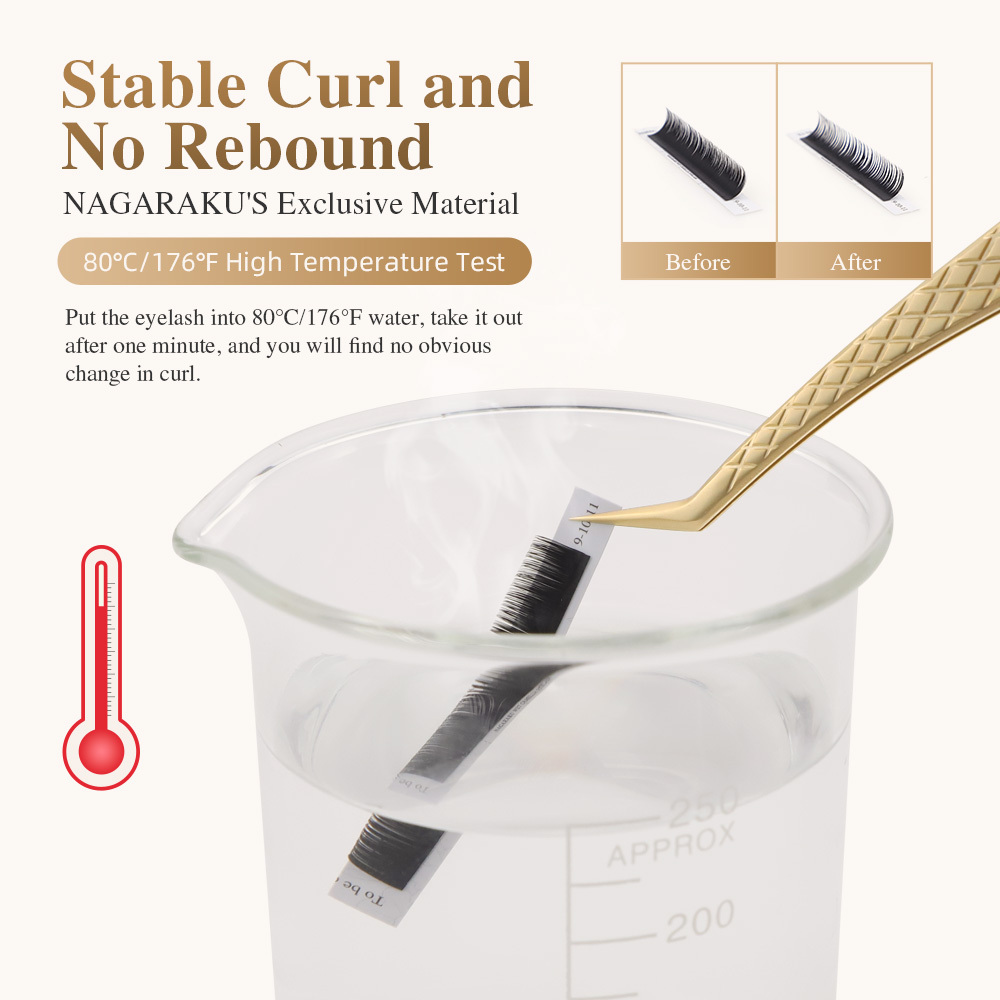 NAGARAKU Wet Camellia Eyelash Extension