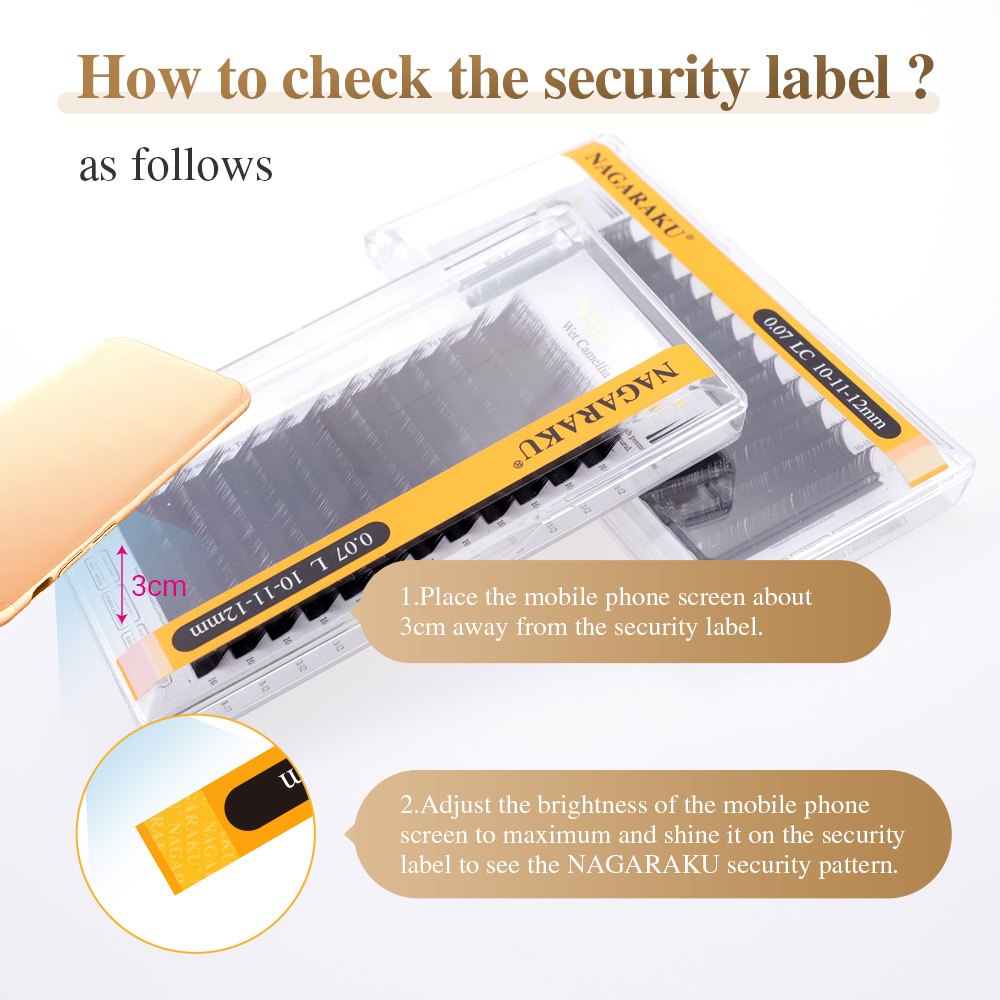 NAGARAKU Wet Camellia Eyelash Extension