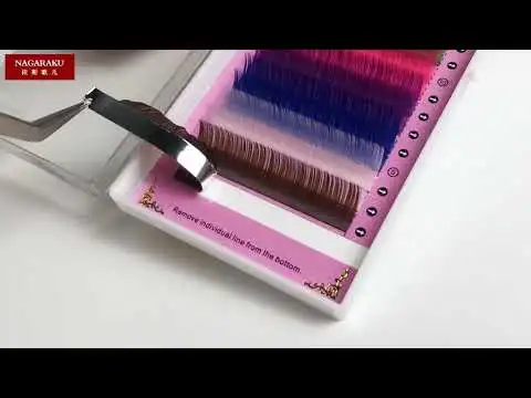 NAGARAKU Rainbow Color Individual Eyelash Extension