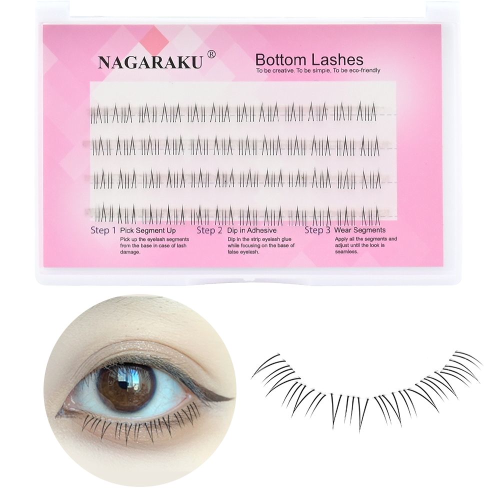 NAGARAKU Bottom Eyelashes DIY lashes Make up Self-grafting Lashes