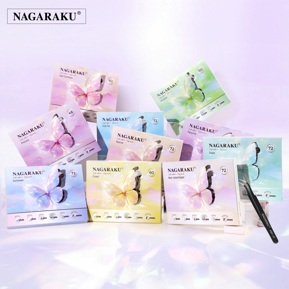 NAGARAKU  Air Series Pre-bond DIY Cluster Lashes