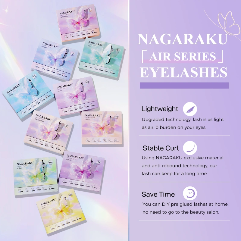 NAGARAKU  Air Series Pre-bond DIY Cluster Lashes