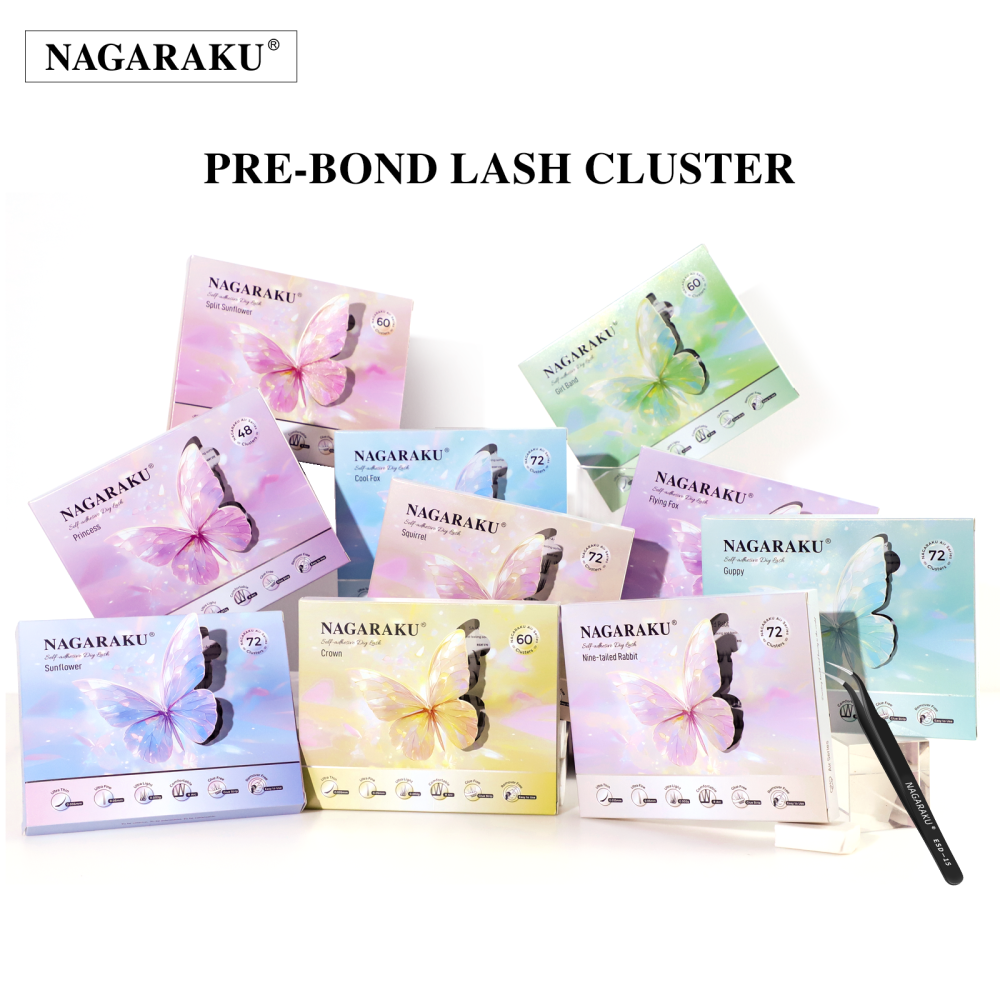 NAGARAKU  Air Series Pre-bond DIY Cluster Lashes