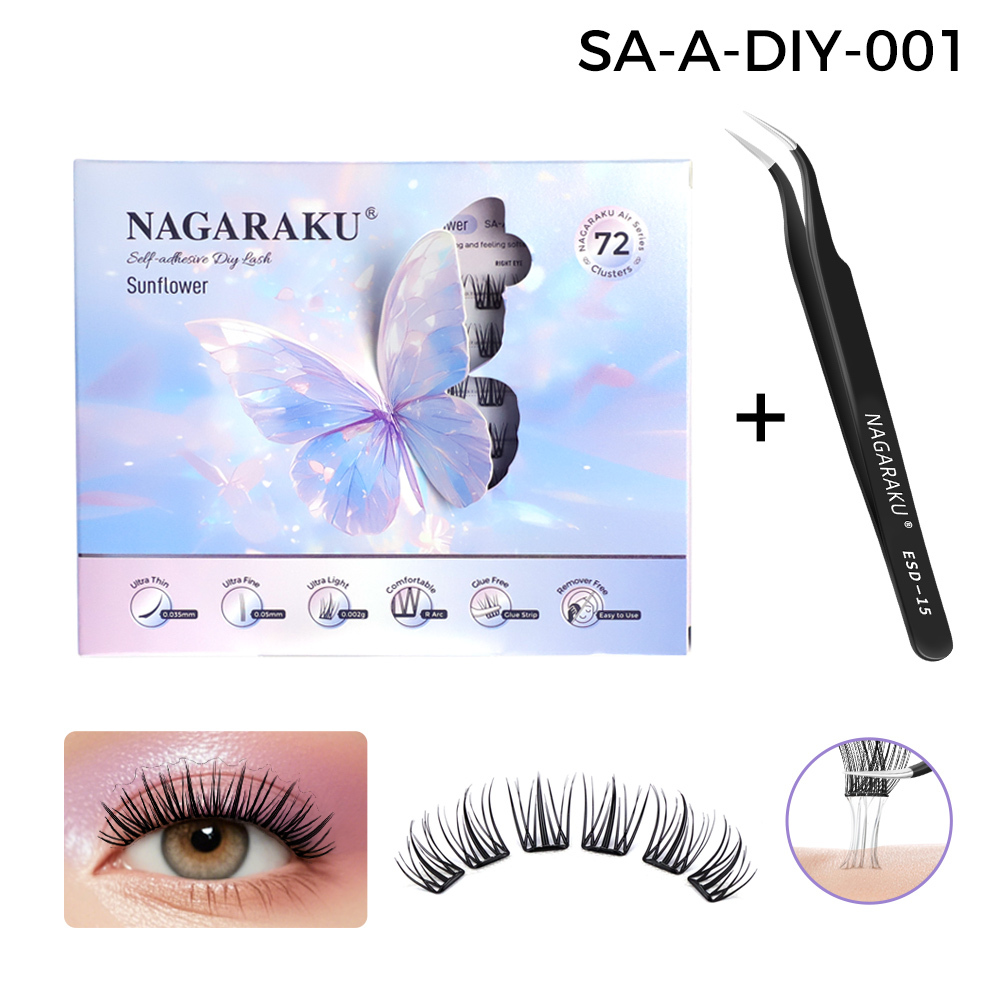 NAGARAKU  Air Series Pre-bond DIY Cluster Lashes