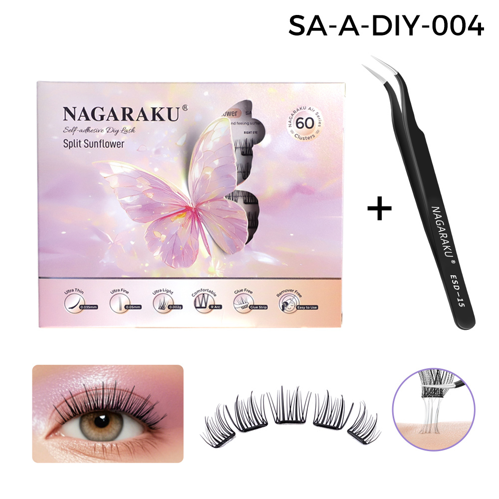 NAGARAKU  Air Series Pre-bond DIY Cluster Lashes