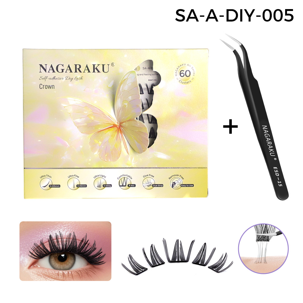 NAGARAKU  Air Series Pre-bond DIY Cluster Lashes