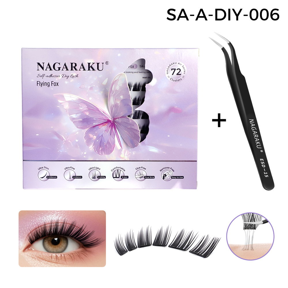 NAGARAKU  Air Series Pre-bond DIY Cluster Lashes