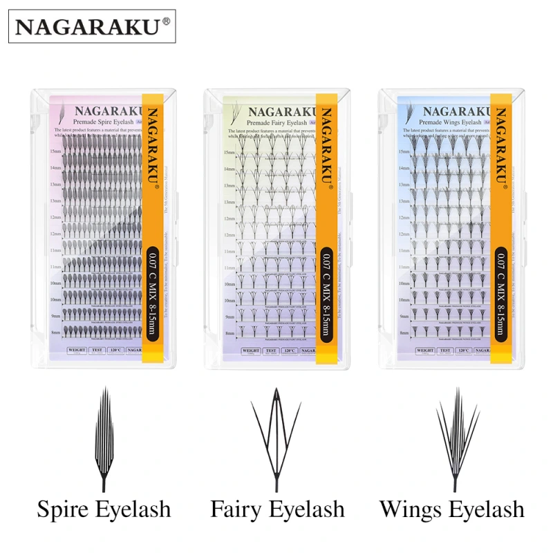 NAGARAKU Premade Spire/ Fairy/ Wings Lash
