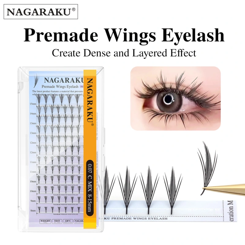 NAGARAKU Premade Spire/ Fairy/ Wings Lash