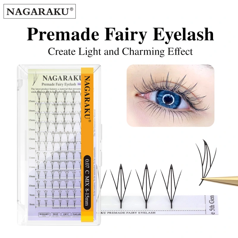 NAGARAKU Premade Spire/ Fairy/ Wings Lash