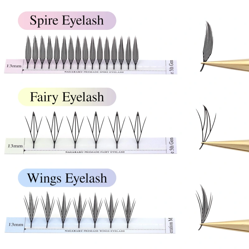 NAGARAKU Premade Spire/ Fairy/ Wings Lash