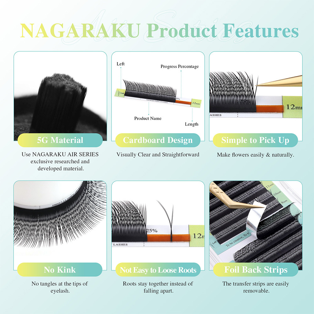 NAGARAKU Air Series Flying YY Eyelash Extensions