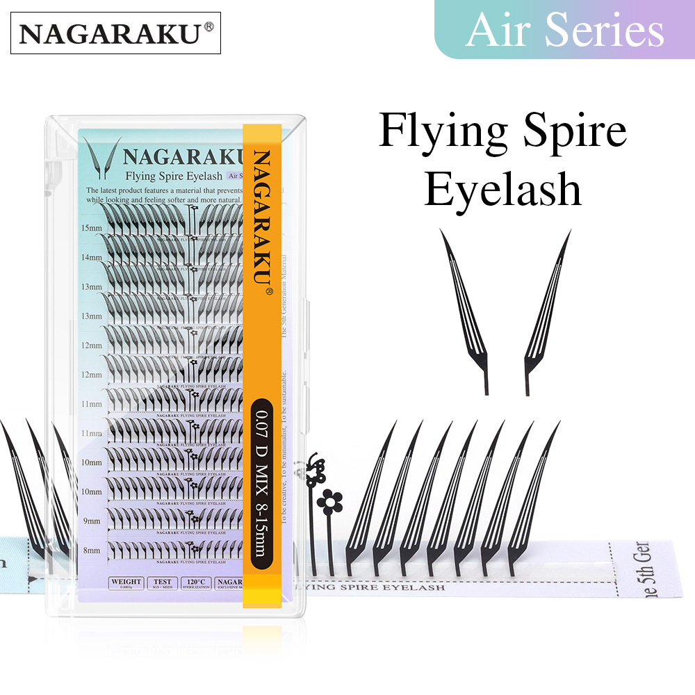 NAGARAKU Premade Spire Fairy Wings Flying Spire Lash