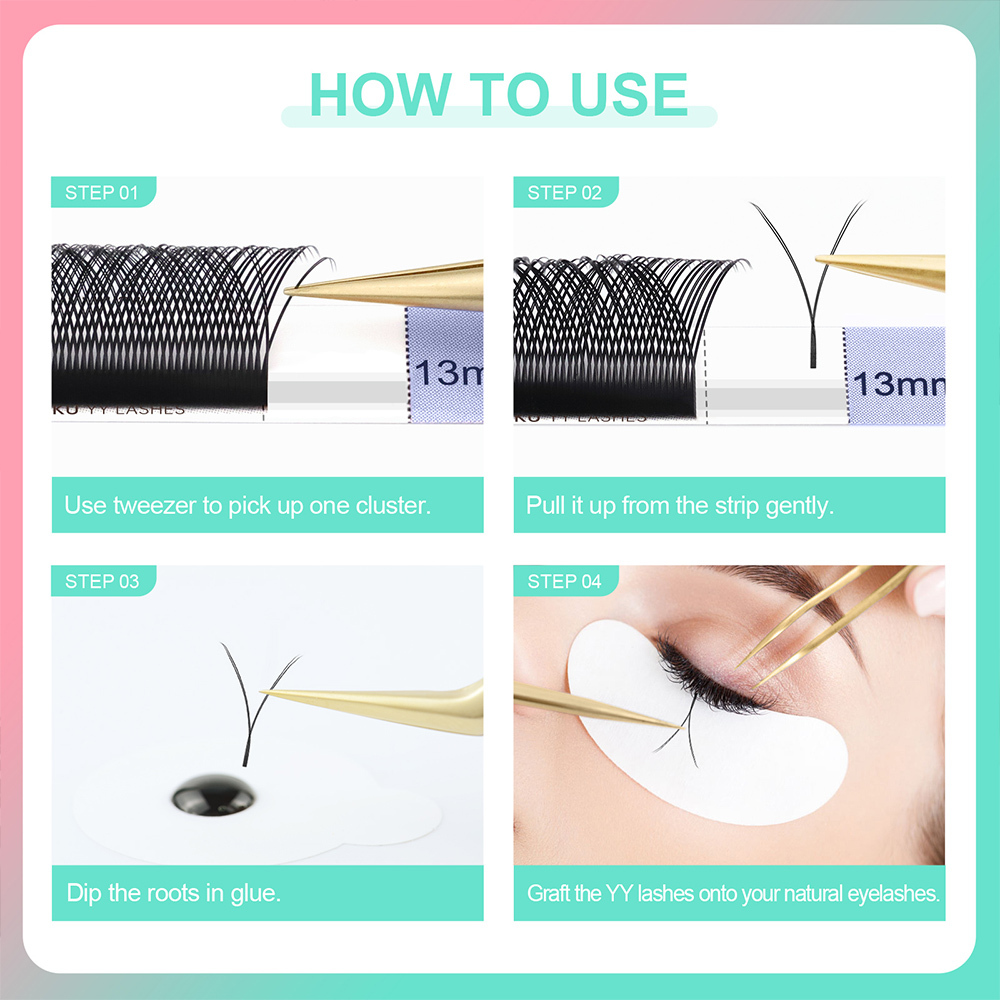 NAGARAKU Fast Shipping 50 Trays YY Eyelash Extension Ship From Brazil