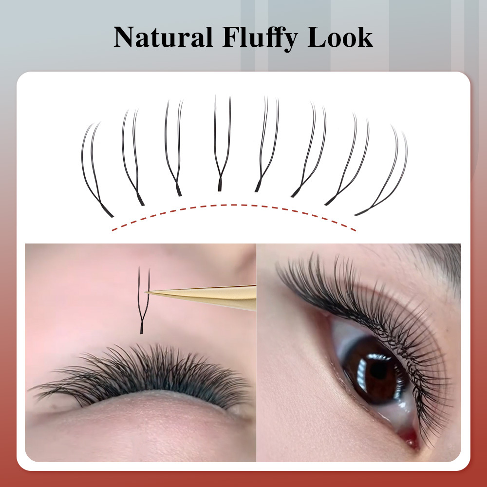 NAGARAKU U-Shaped 2D UU Eyelash Extension