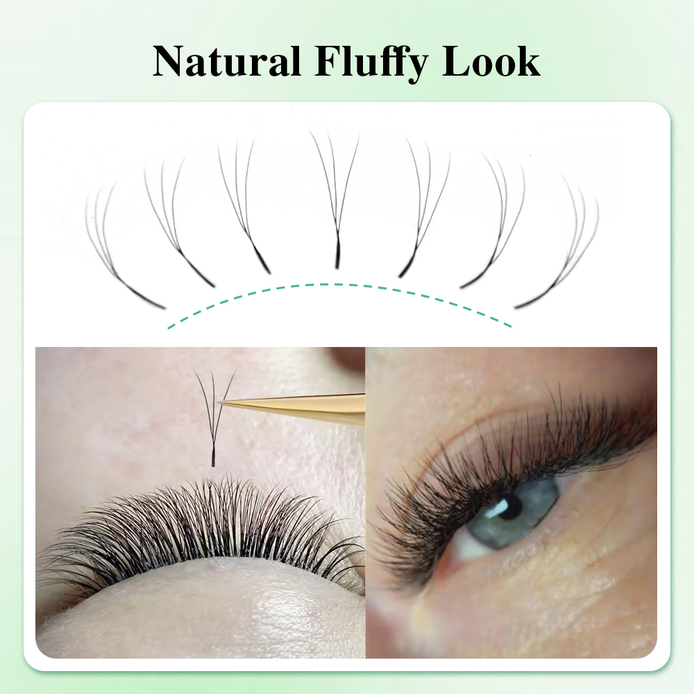 NAGARAKU Narrow 3D W Eyelash Extension