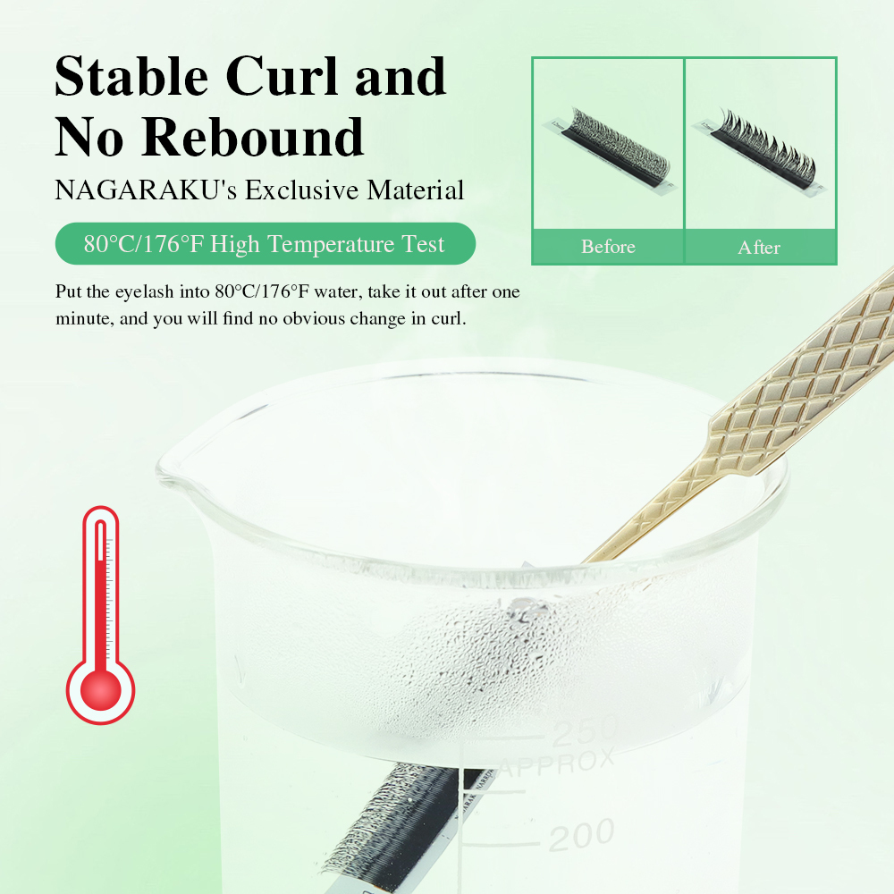 NAGARAKU Narrow 3D W Eyelash Extension