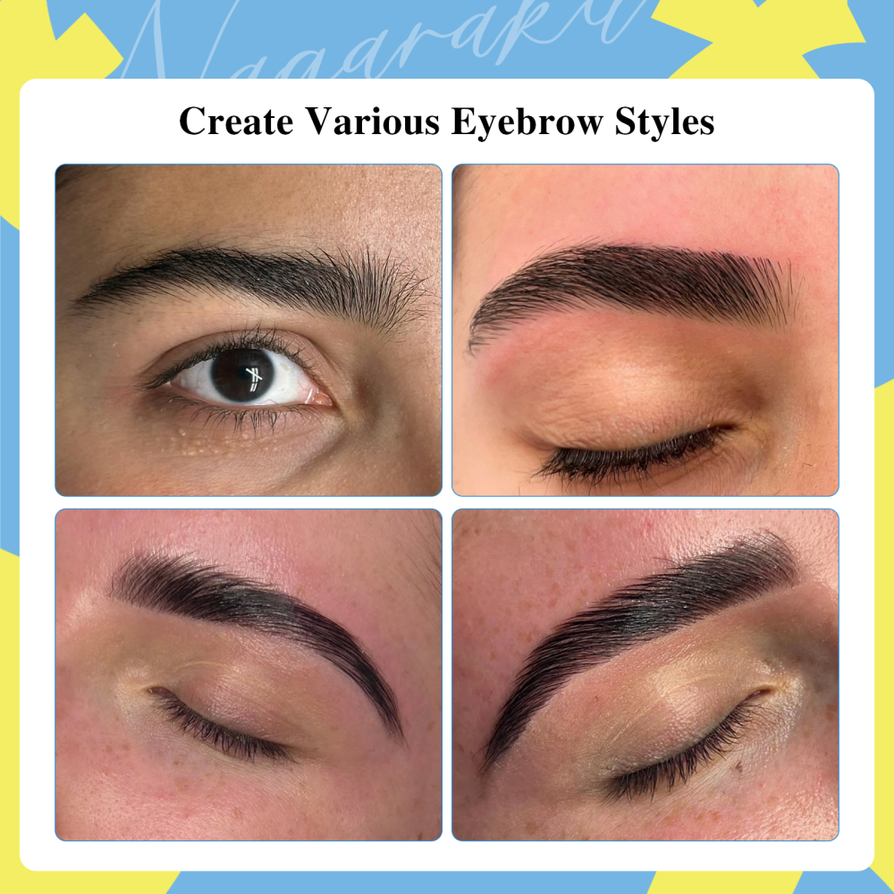 NAGARAKU Eyebrow Extensions Straight Fiber