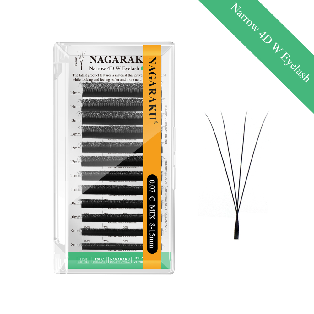 NAGARAKU Narrow 3D/4D W Eyelash Extension