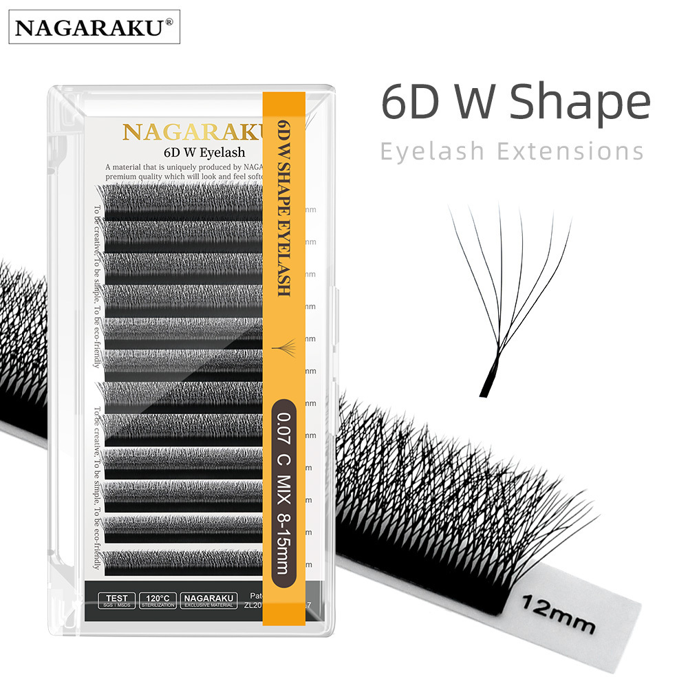 NAGARAKU 3D 4D 5D 6D 7D 8D W Spike 3D W Eyelash Extension