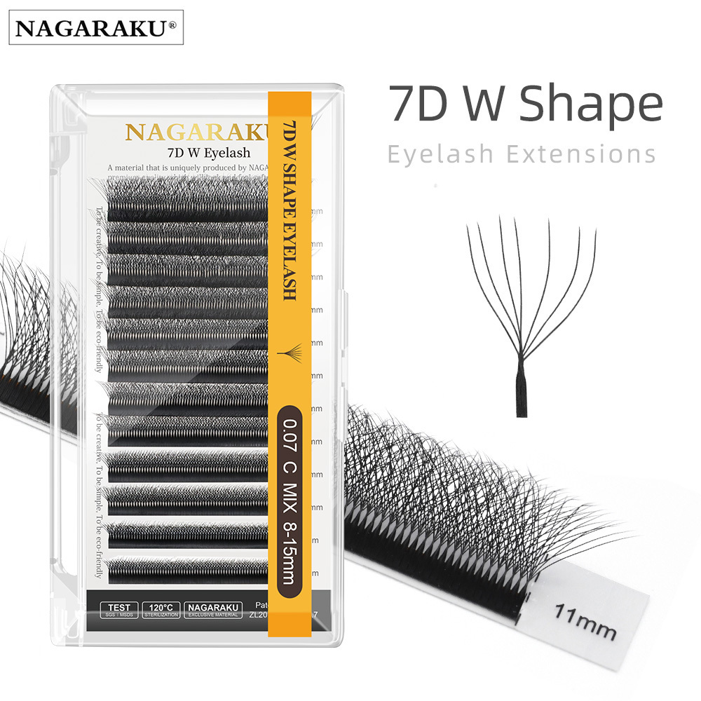 NAGARAKU 3D 4D 5D 6D 7D 8D W Spike 3D W Eyelash Extension