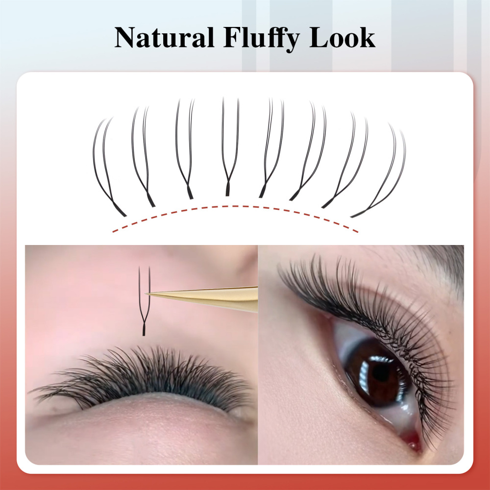 NAGARAKU 2D YY UU Eyelash Extension 54 Lines Big Capacity