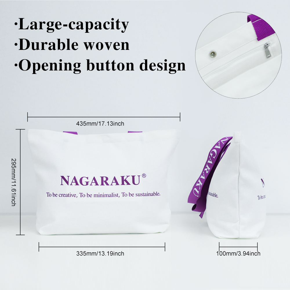 NAGARAKU Canvas Tote Bag