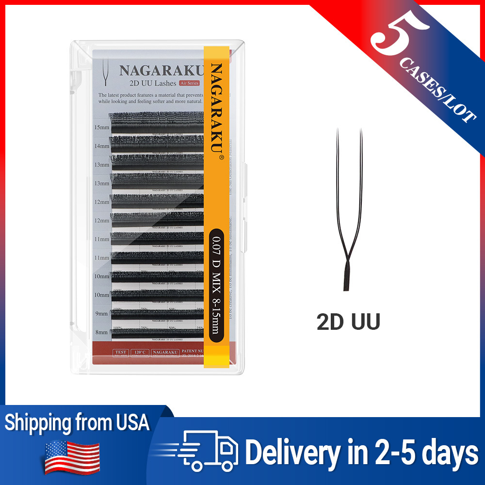 NAGARAKU NAGARAKU Fast Shipping From USA 2D/3D UU / 5D U Eyelash Extension