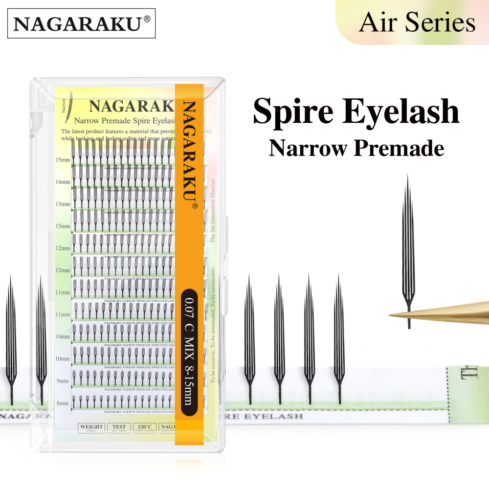 NAGARAKU Narrow Spire Eyelash Extension