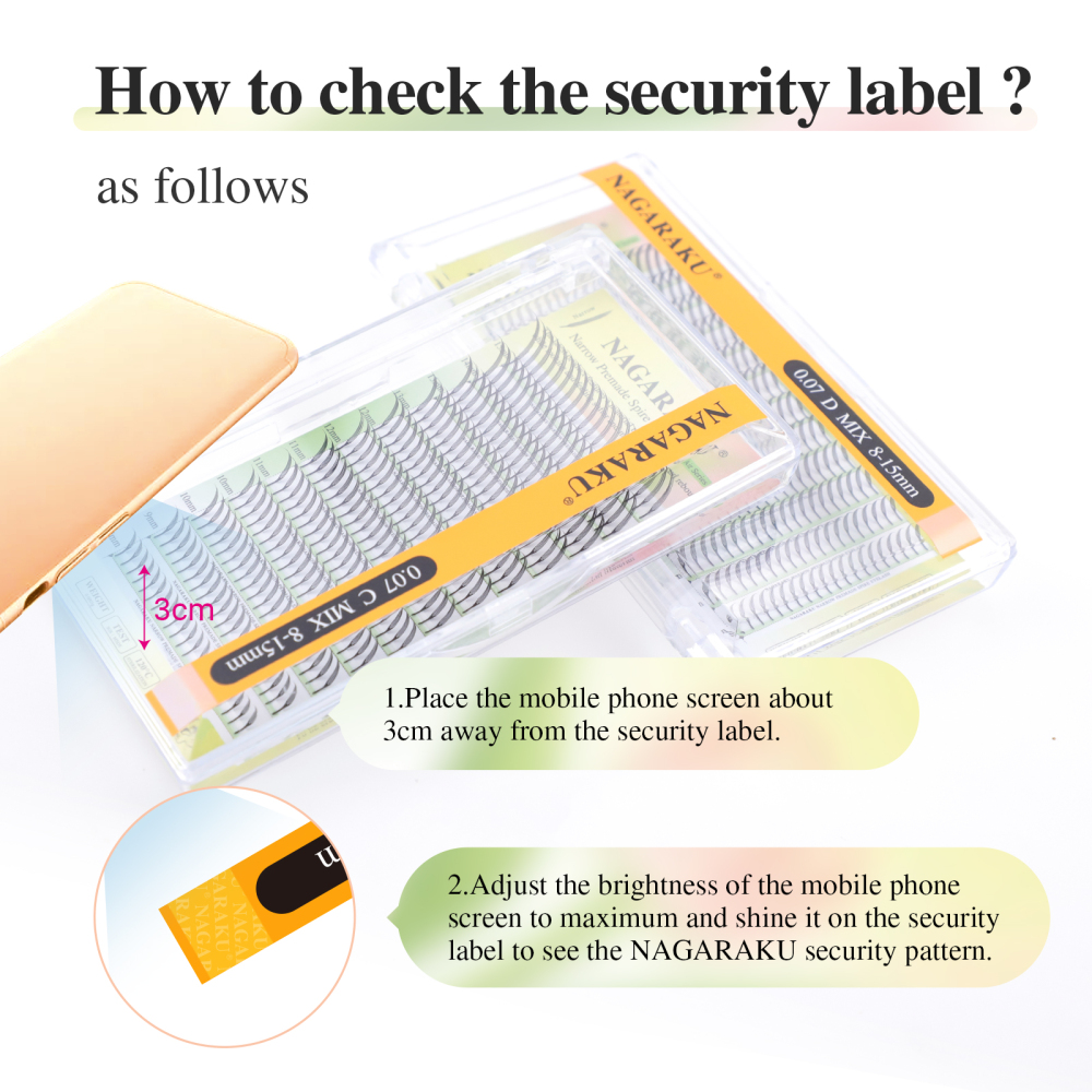 NAGARAKU Narrow Spire Eyelash Extension