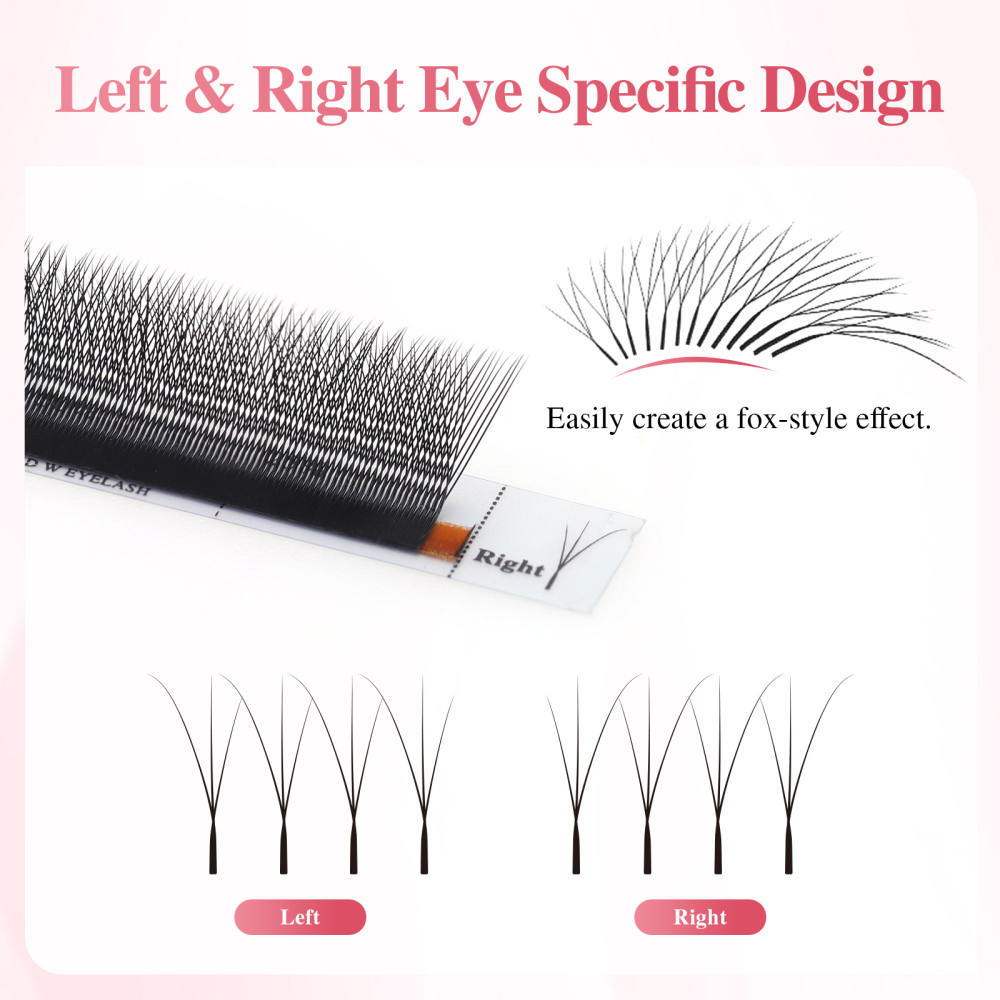 NAGARAKU Air Series Flying 2D YY/3D W Eyelash Extension