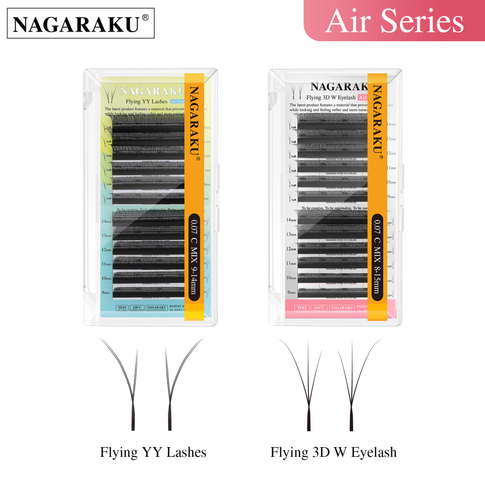 NAGARAKU Air Series Flying 2D YY/3D W Eyelash Extension