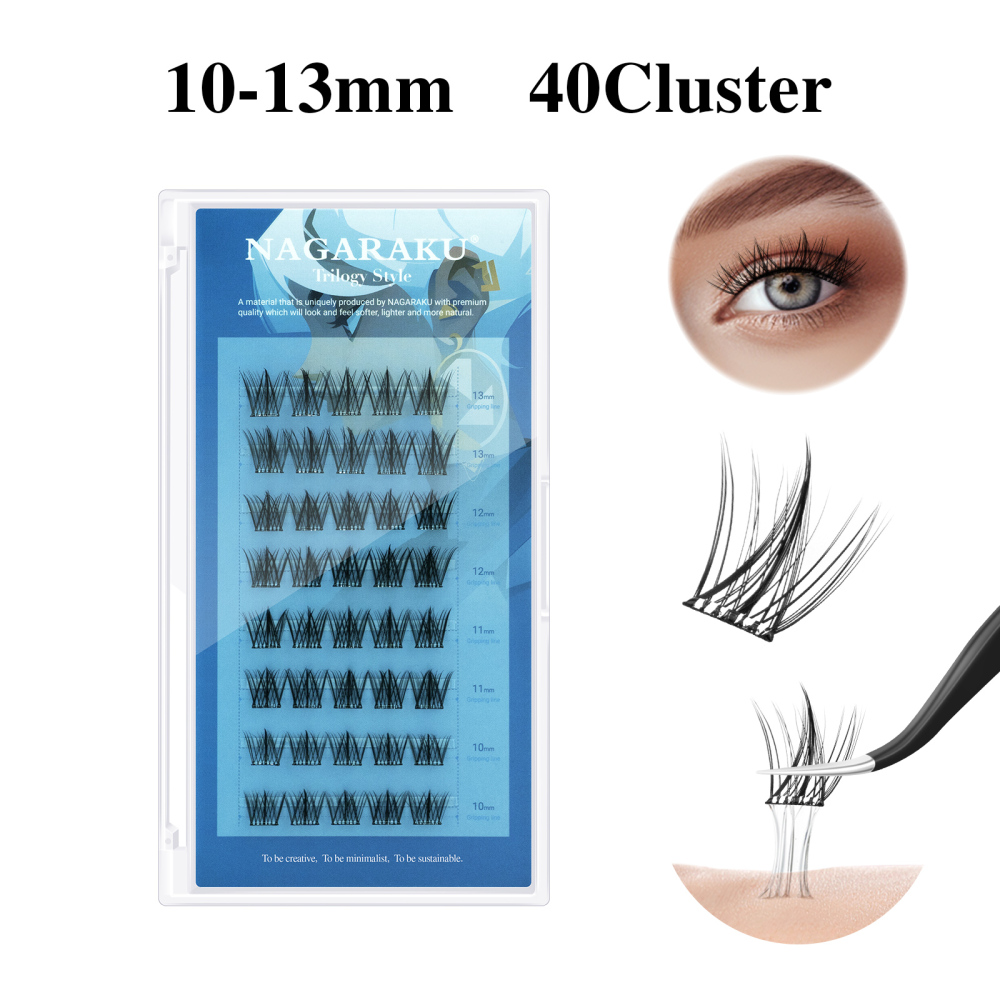 NAGARAKU No Glue Needed DIY False Lashes With Tweezers