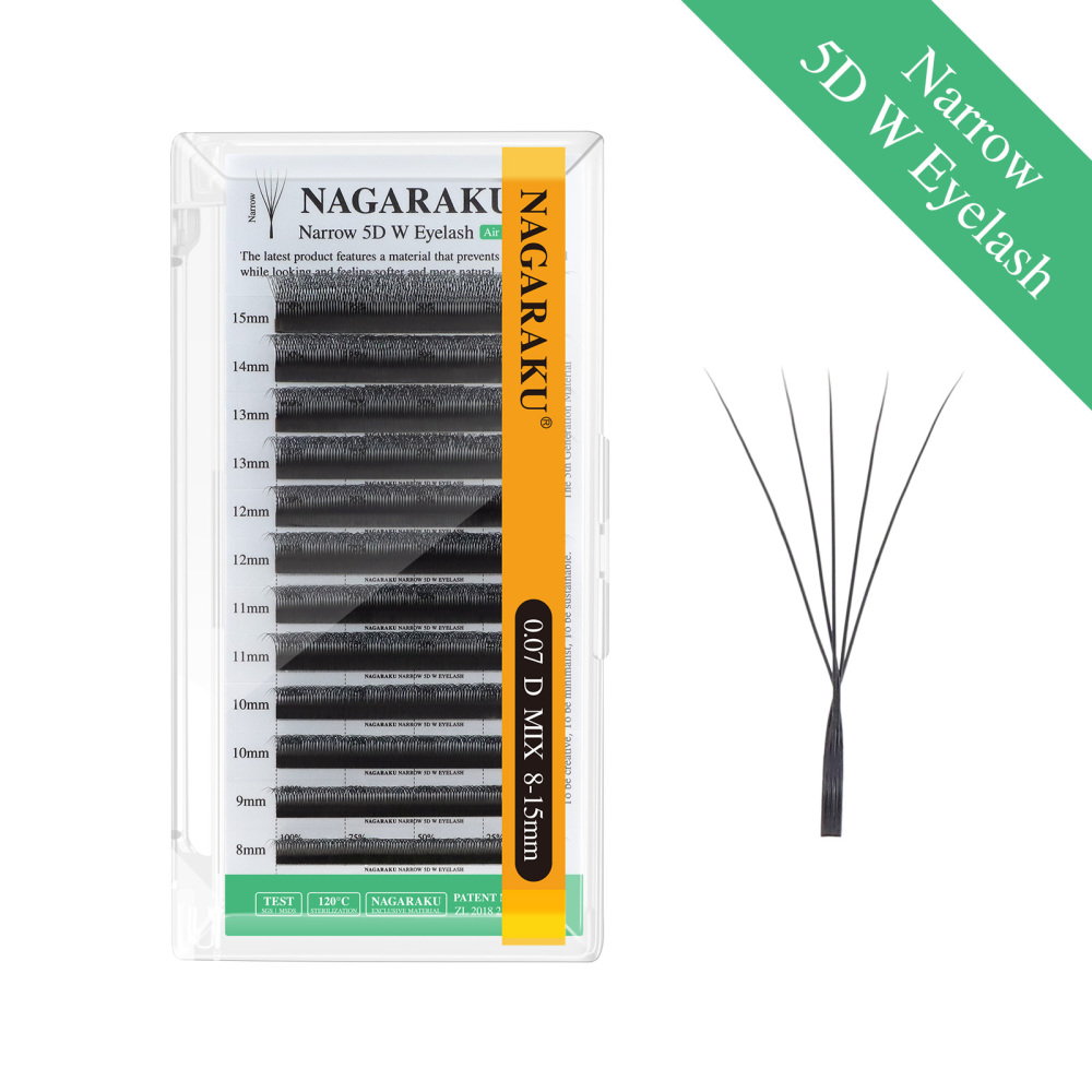 NAGARAKU Narrow 3D/4D/5D W Eyelash Extension