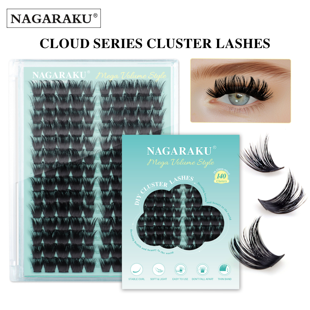 NAGARAKU DIY Cluster Lashes Cloud Series New Trend Shape