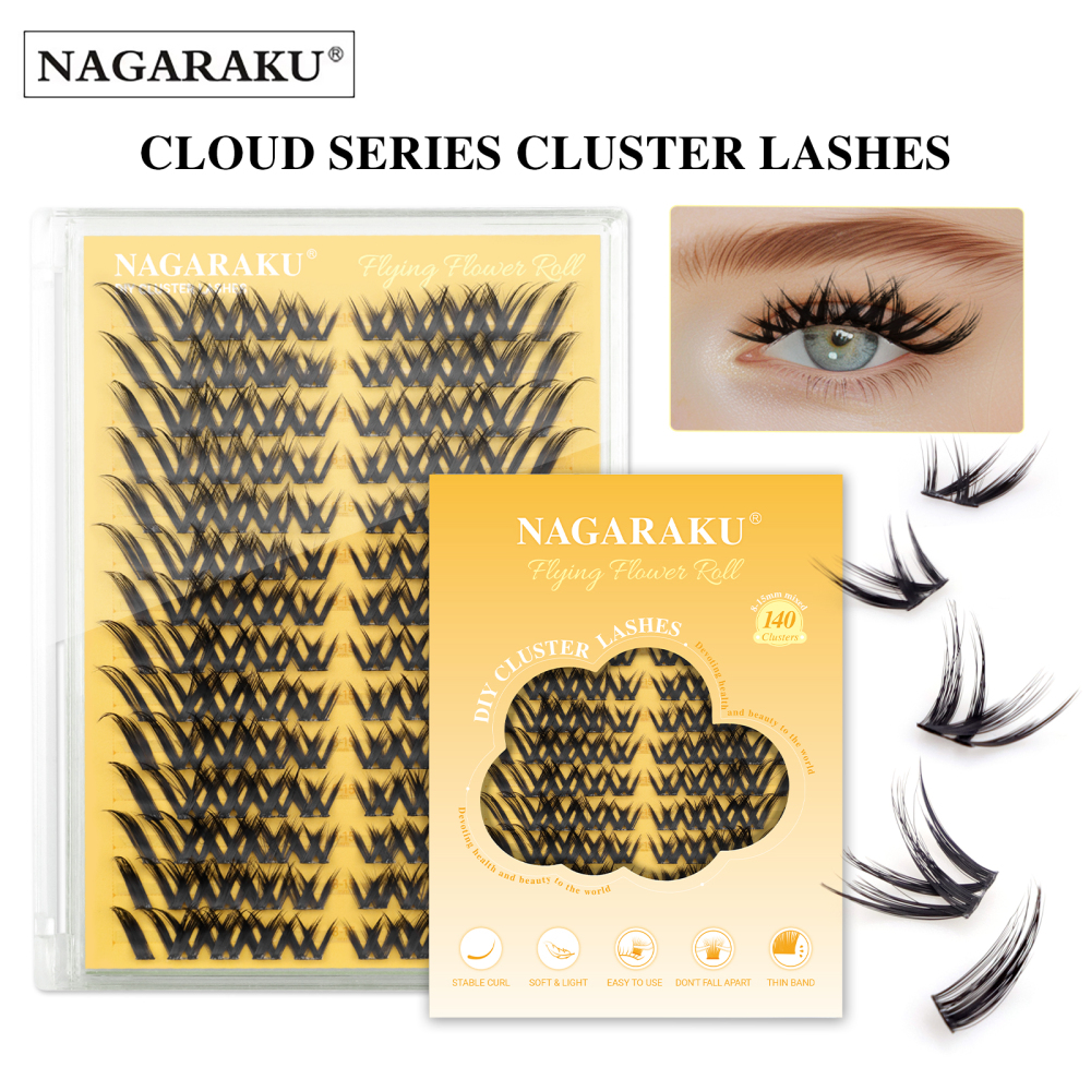 NAGARAKU DIY Cluster Lashes Cloud Series New Trend Shape