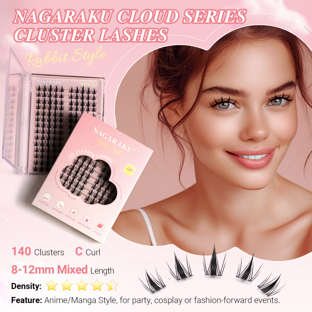 NAGARAKU DIY Cluster Lashes Cloud Series New Trend Shape