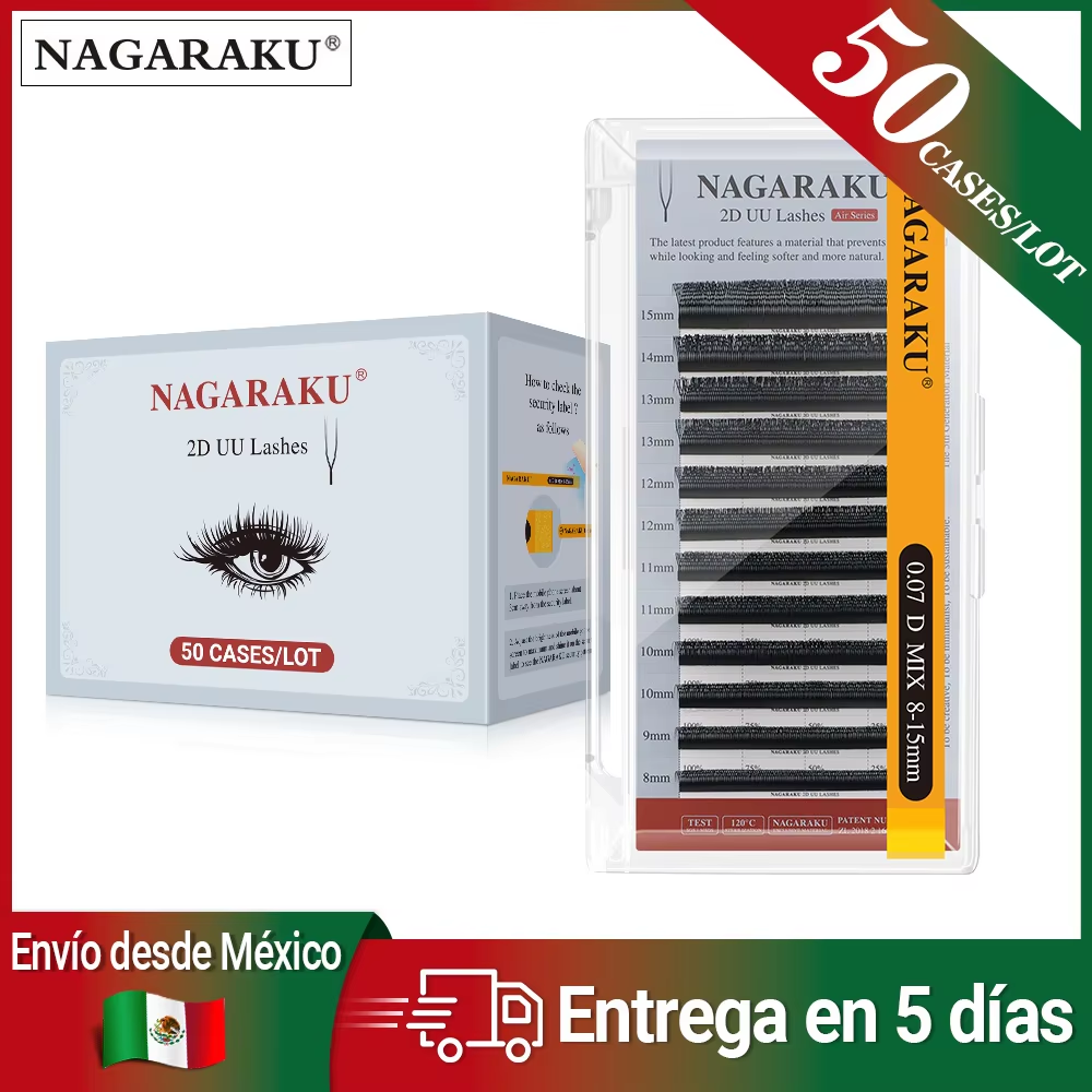 NAGARAKU Fast Shipping from Mexico 2D UU Eyelash Extension